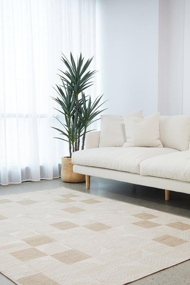 Patio Selin Natural Indoor Outdoor Rug