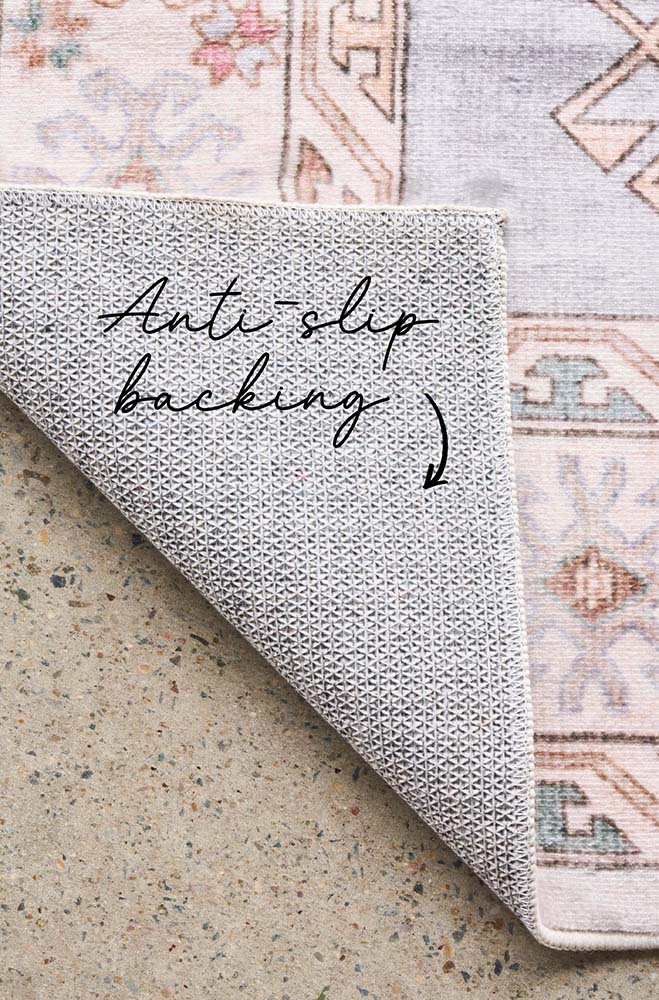 Revive Avril Rose Washable Rug