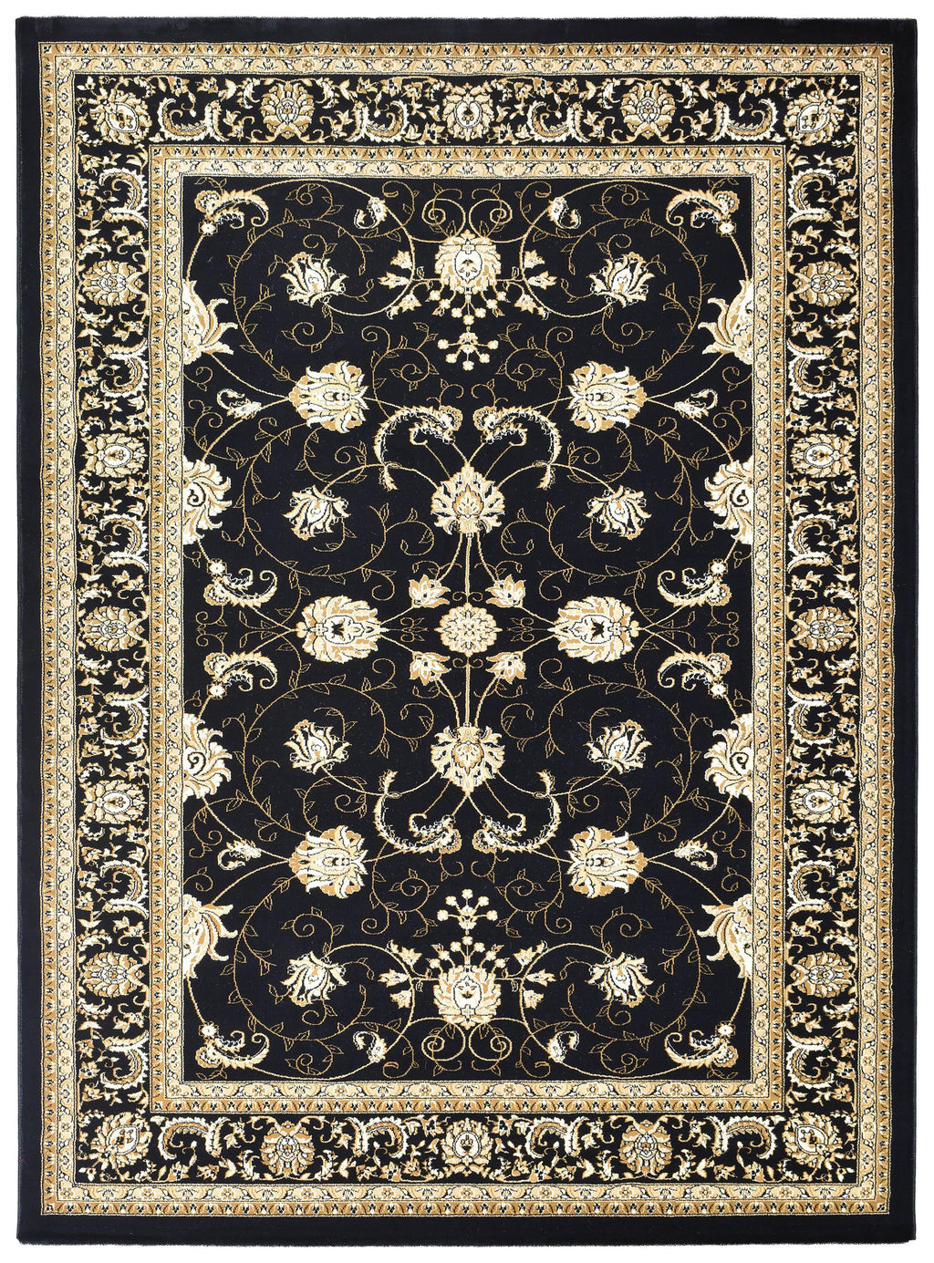 Vienna 84 Black Rug