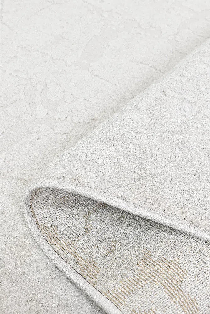 Contour White Agate Rug