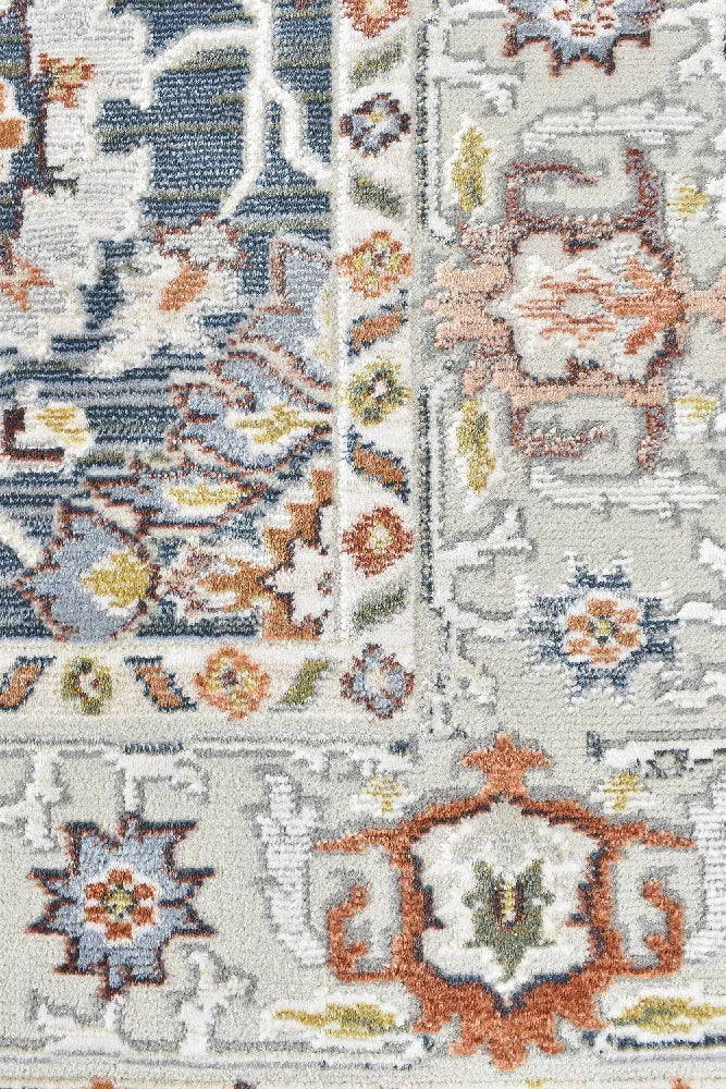 Havana 90 Navy Floral Rug