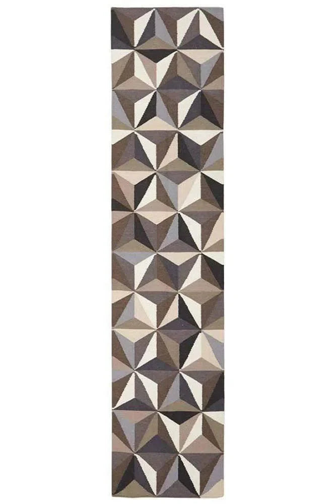Dimensions Flat Weave Grey Rug