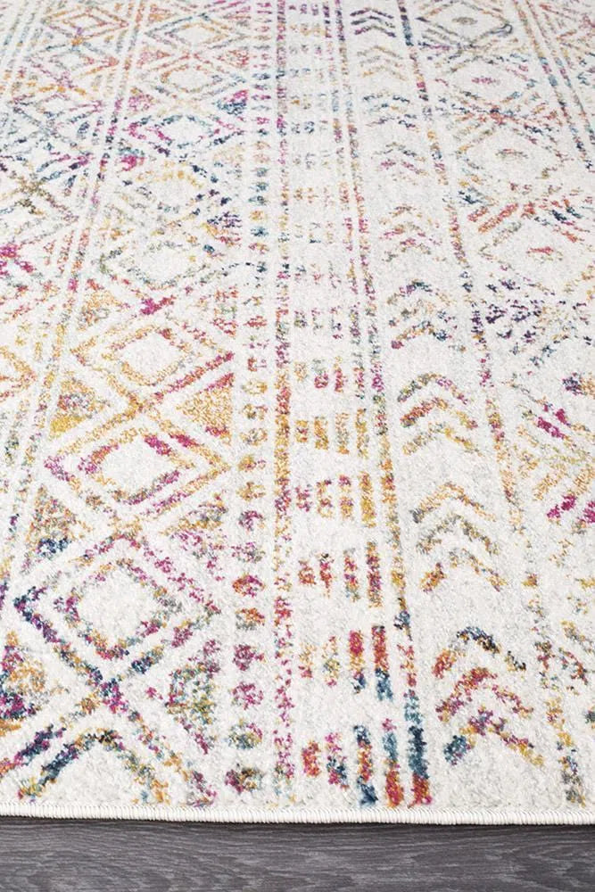 Oasis-Oasis Ismail Multi Grey Rustic Rug