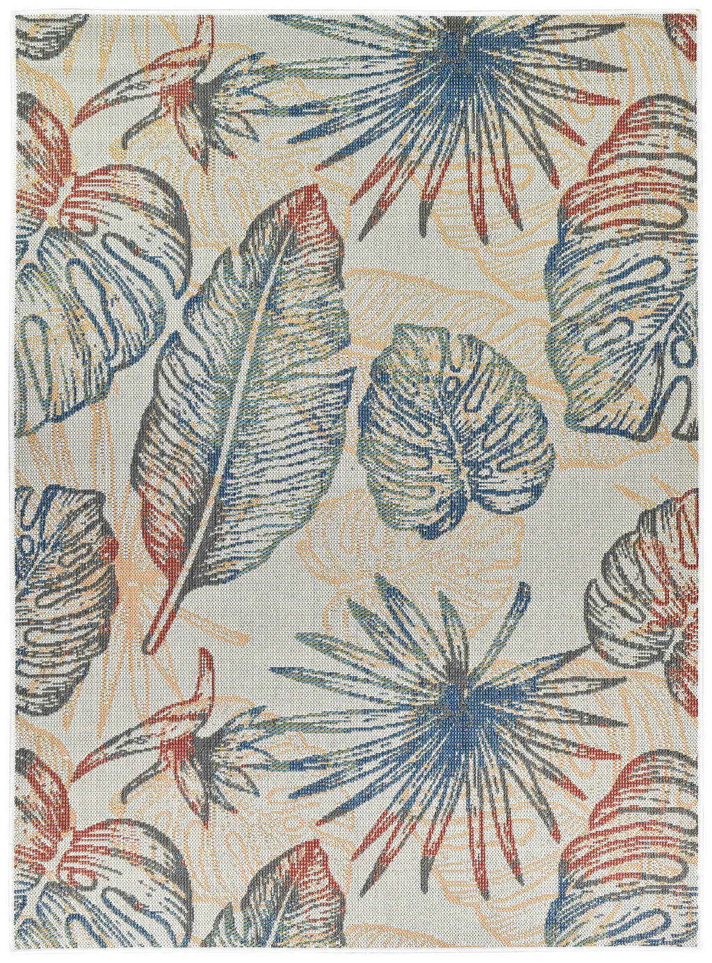 Montana Palm Leaves Outdoor Rug