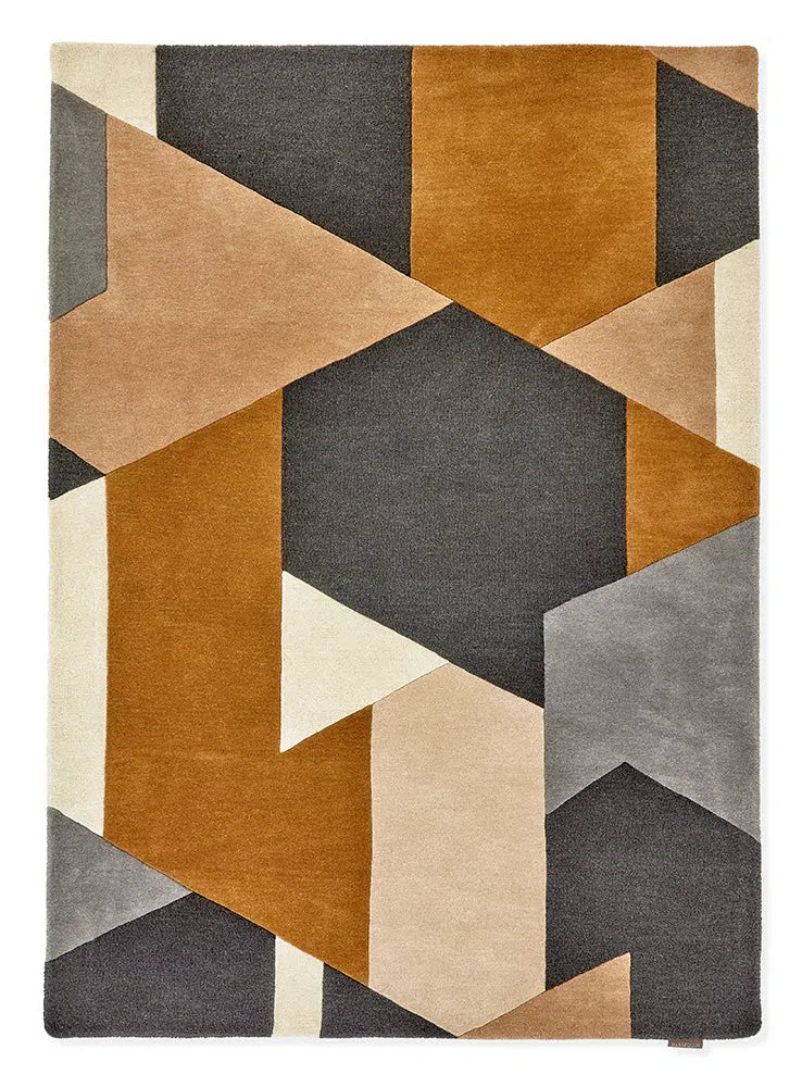 Harlequin Rugs Popova Caramel Slate Shell 143101