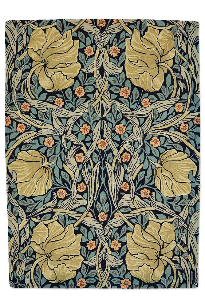 Morris & Co Pimpernel Indigo 028818 Rug