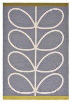 Orla Kiely Giant Linear Stem Slate Outdoor Rug 460605