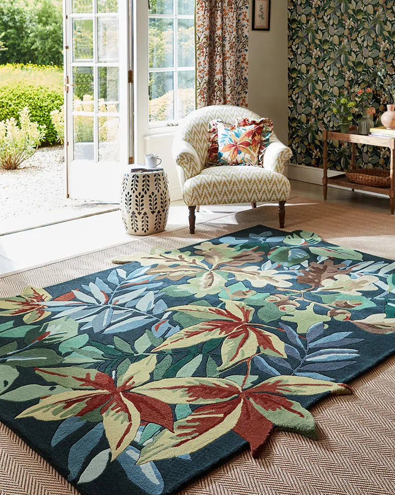 Sanderson Robin's Wood Forest Green 146508 Rug