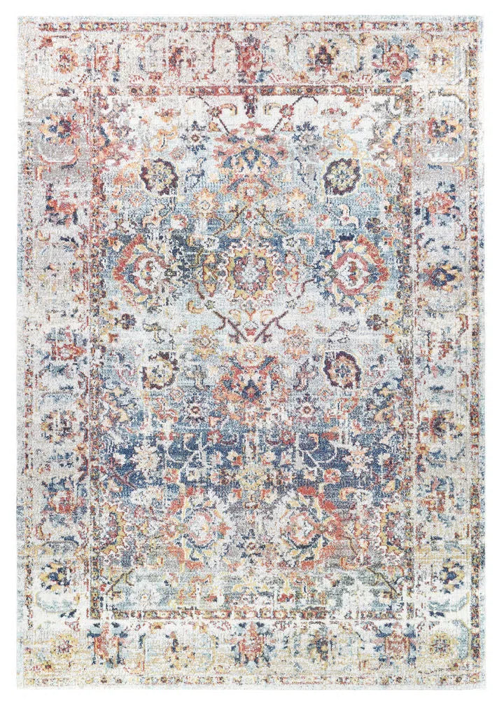 Morocco 10 Navy Cream Rug