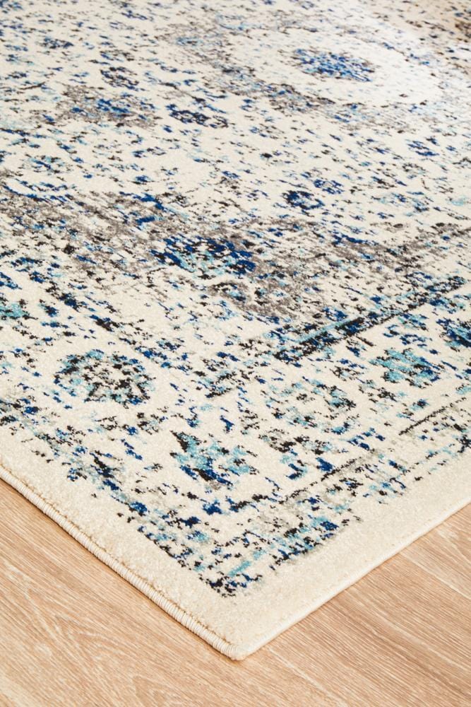 Evoke Mist White Transitional Rug