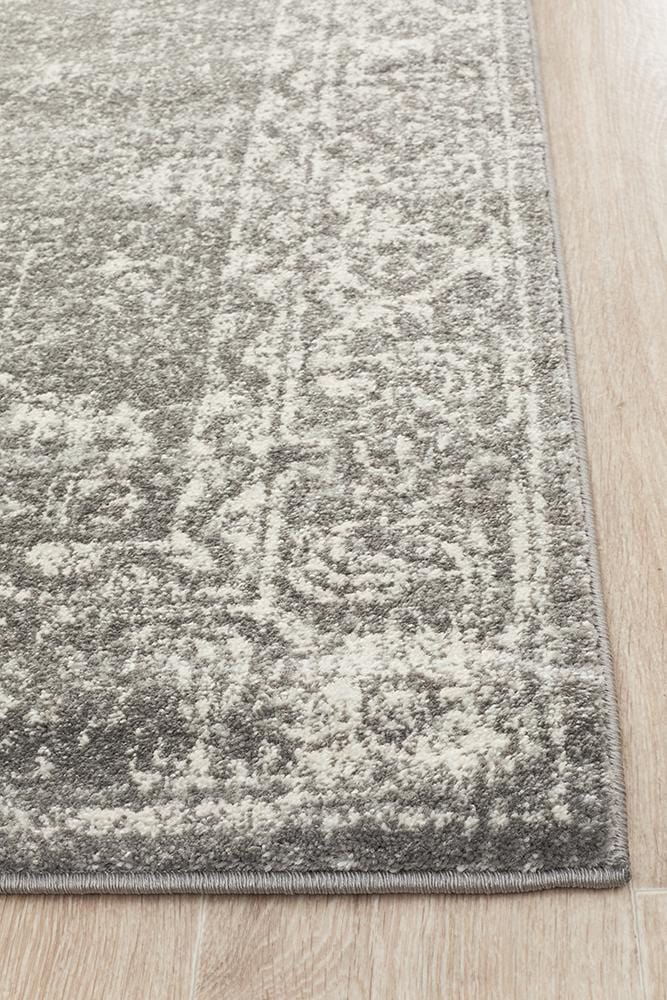 Evoke Pidgeon Grey Transitional Rug