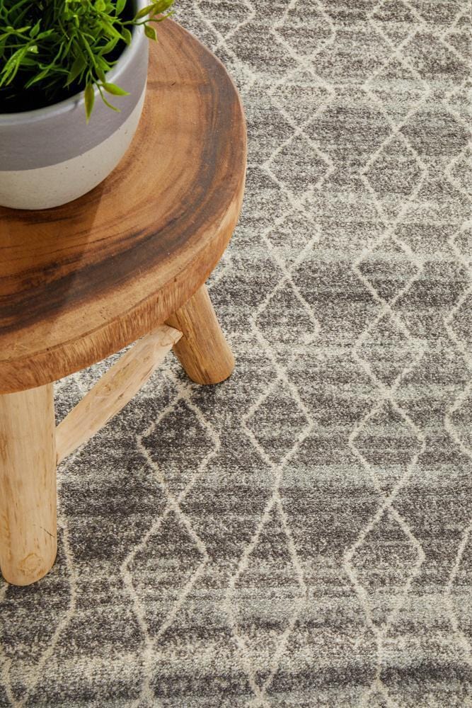 Evoke Remy Silver Transitional Runner Rug