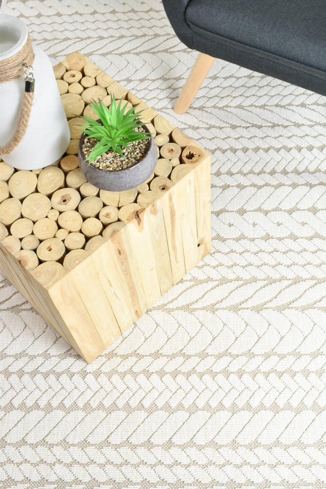 Nevada 608 Indoor Outdoor Cream Rug