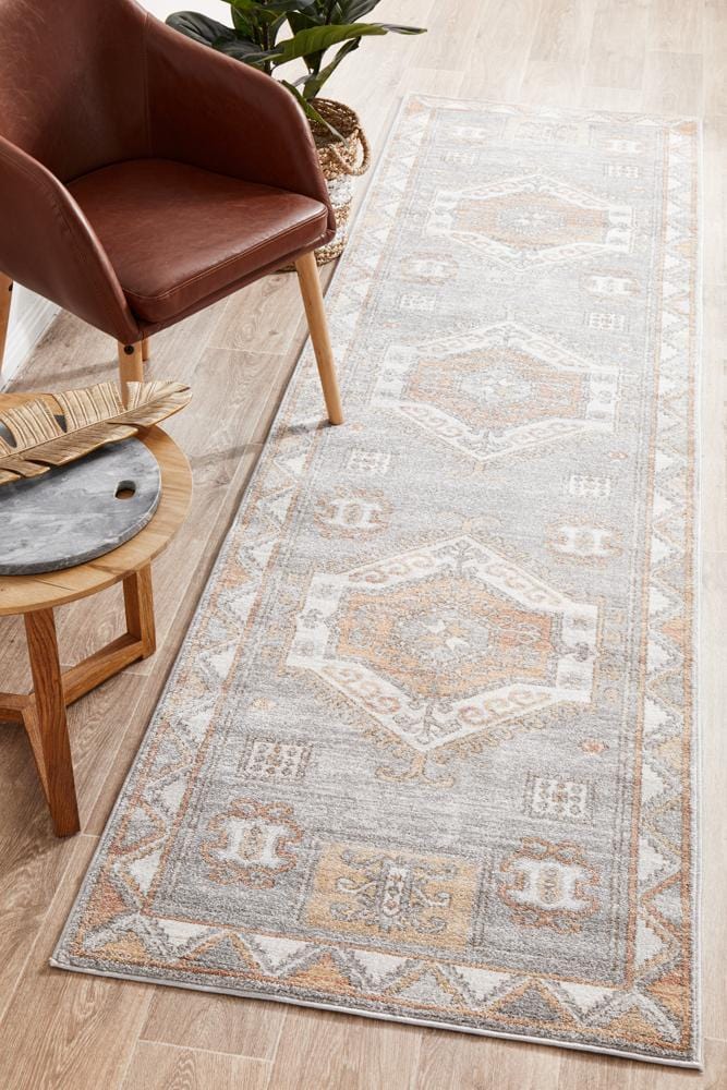 Mayfair Caitlen Grey Runner Rug