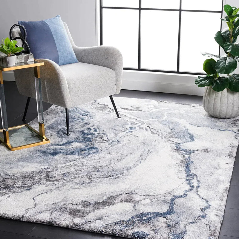 Mineral 222 Blue Rug