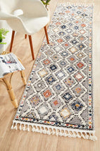 Marrakesh 555 Grey Runner Rug