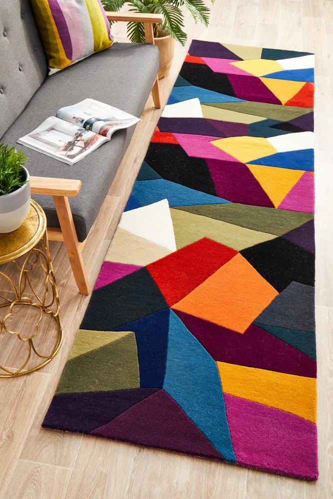 Matrix Pure Wool 906 Crayon Runner Rug