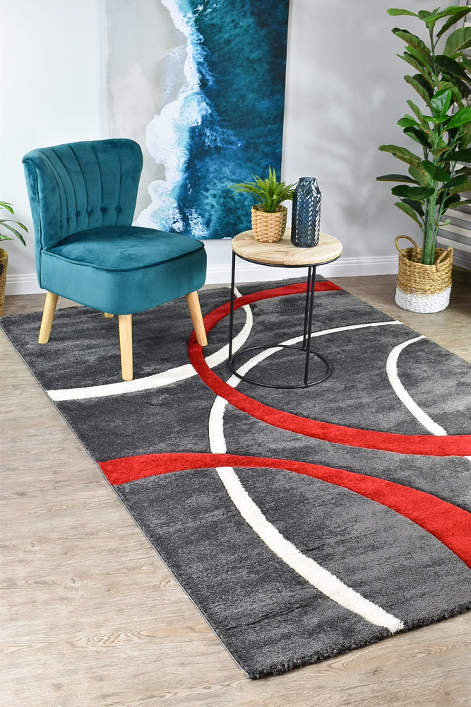 Dahlia 798 Red Rug