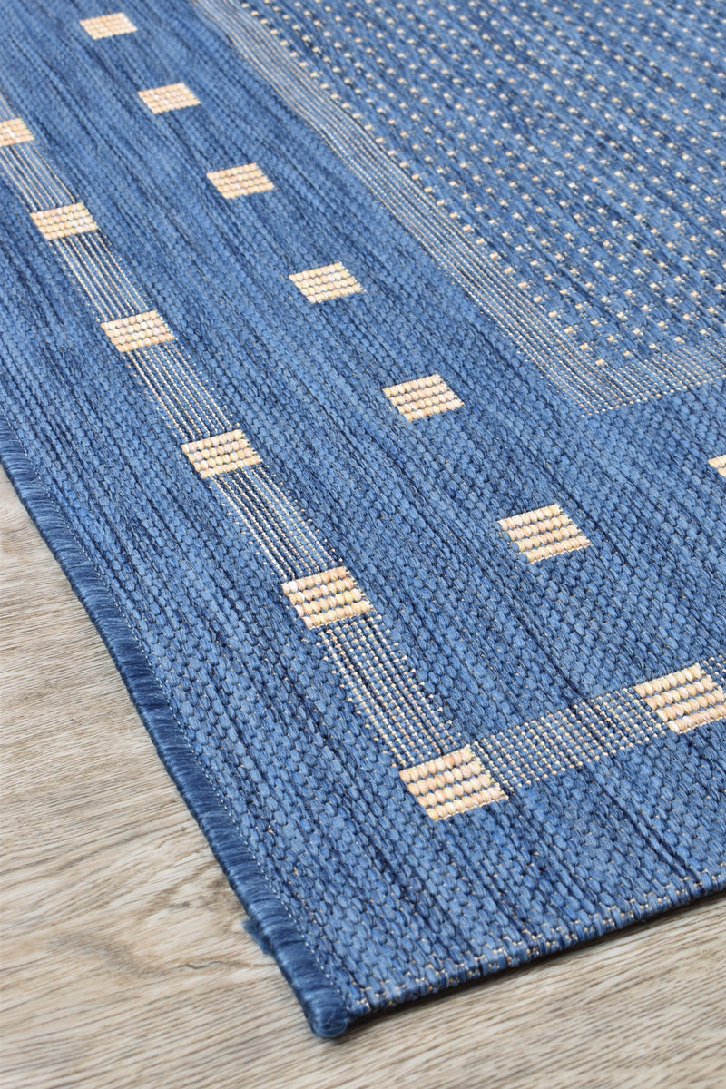 Patio Blue Outdoor Rug