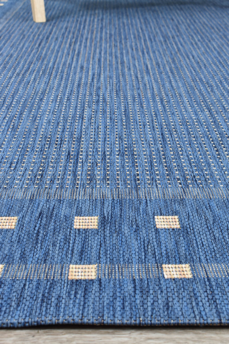 Patio Blue Outdoor Rug