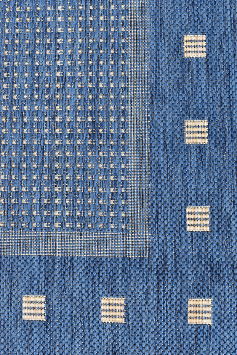 Patio Blue Outdoor Rug