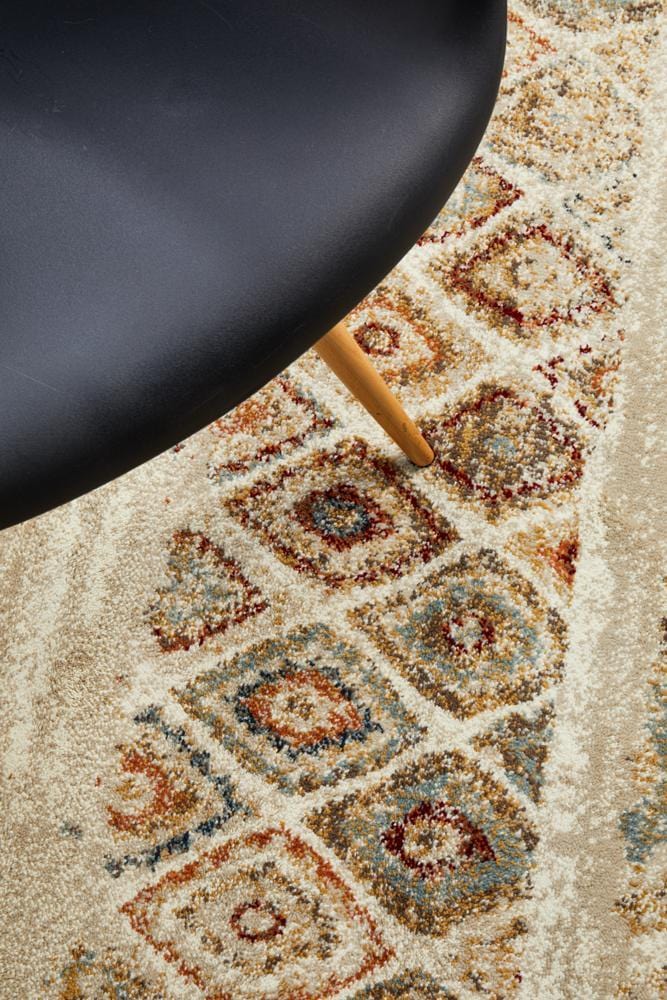 Oxford Mayfair Contrast Rust Rug