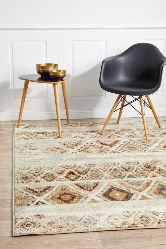 Oxford Mayfair Contrast Rust Rug