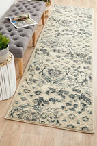 Oxford Mayfair Illusion Blue Runner Rug