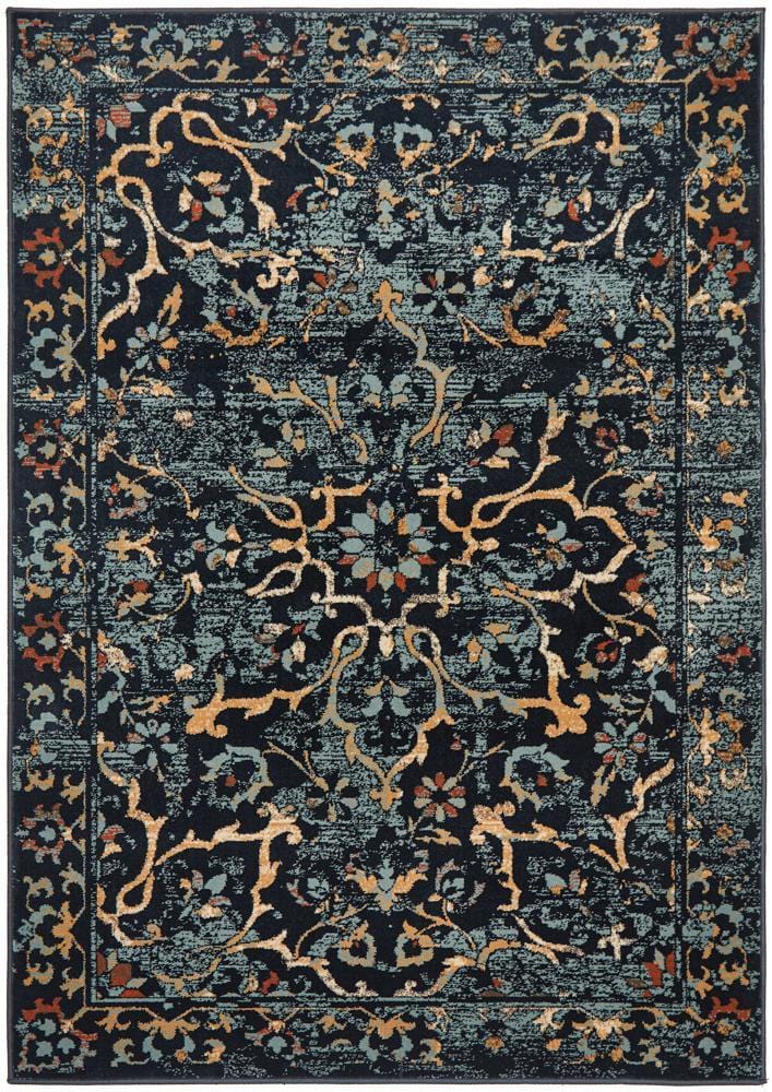 Oxford Mayfair Stem Navy Rug