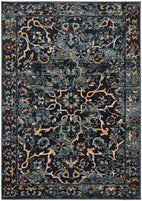 Oxford Mayfair Stem Navy Rug