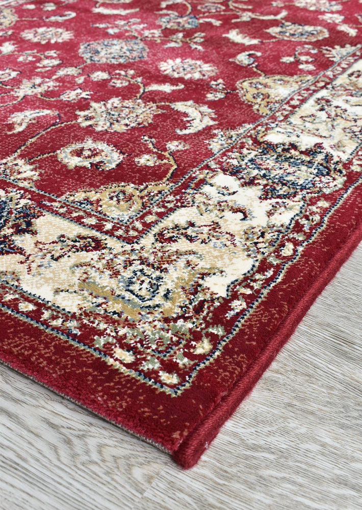 Zeus Red 64 Traditional Rug