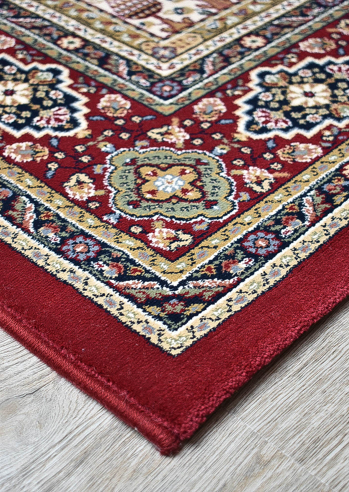 Zeus Red 14 Traditional Rug