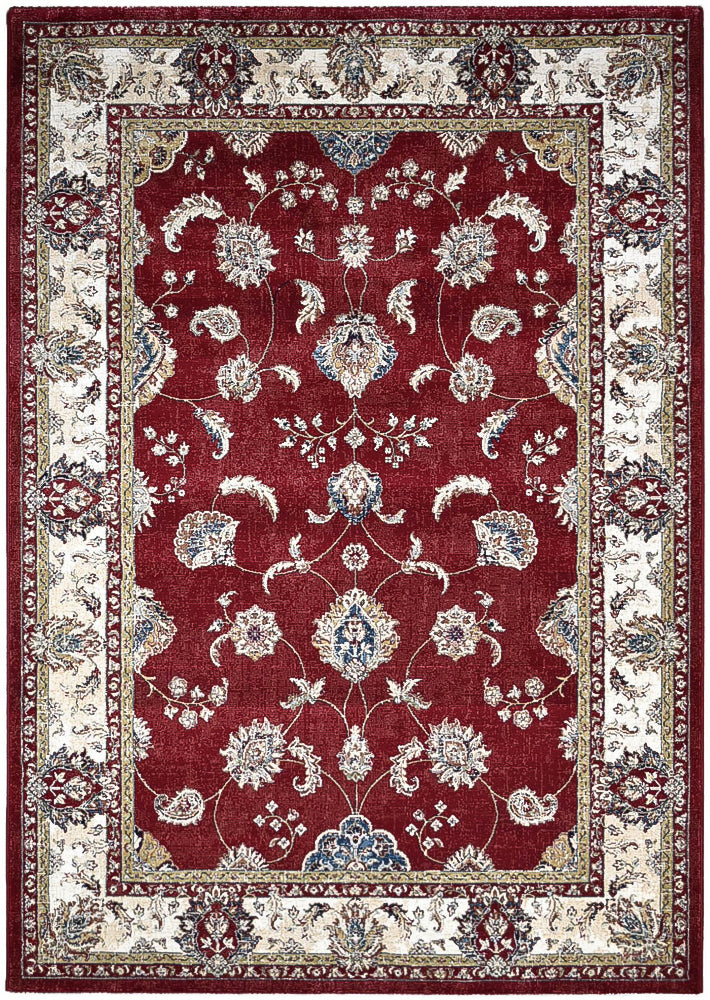 Zeus Red 64 Traditional Rug