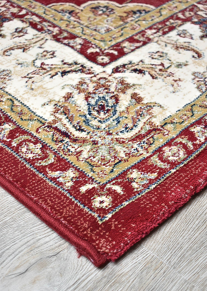 Zeus Red 64 Traditional Rug