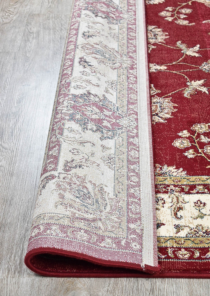 Zeus Red 64 Traditional Rug