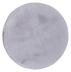 Pony Gris Grey Round Rug