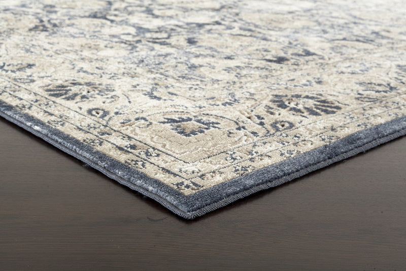 Providence Balance Traditional Blue Rug