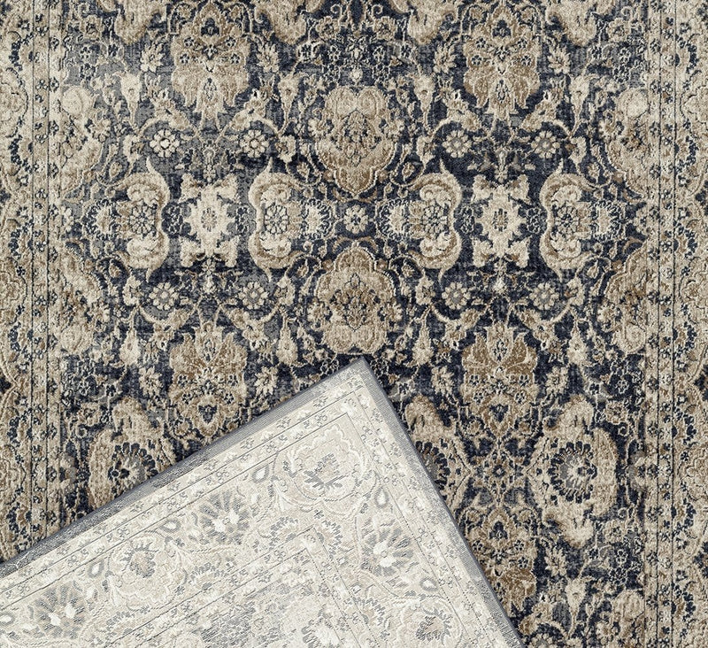 Providence Balance Traditional Blue Rug