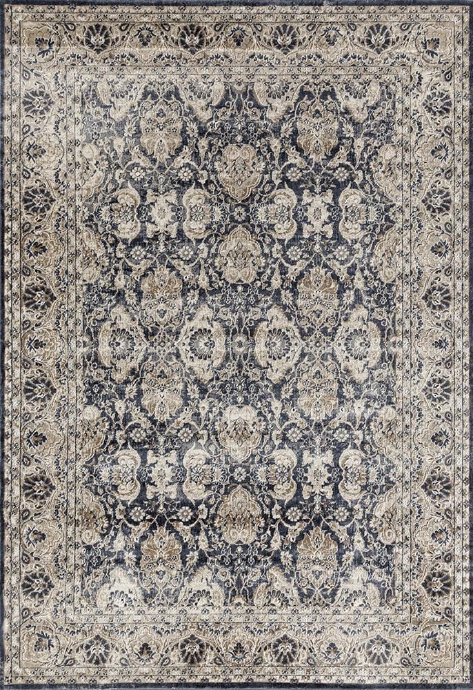 Providence Balance Traditional Blue Rug