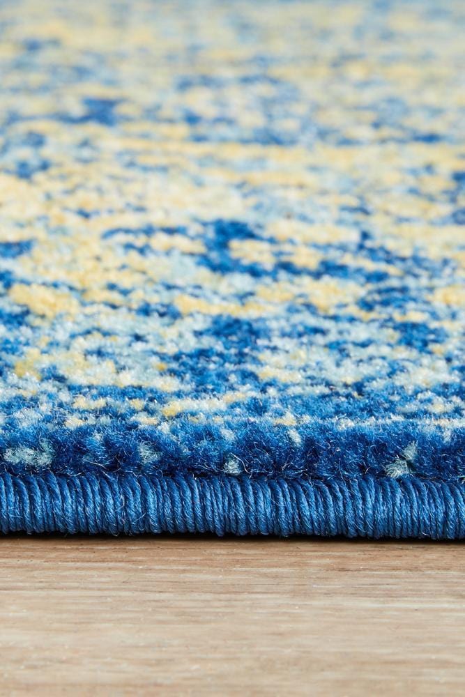 Radiance 411 Royal Blue Runner Rug