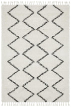 Saffron 11 White Rug