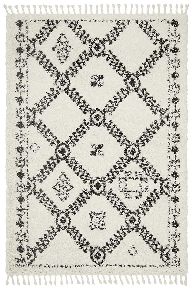 Saffron 33 White Rug