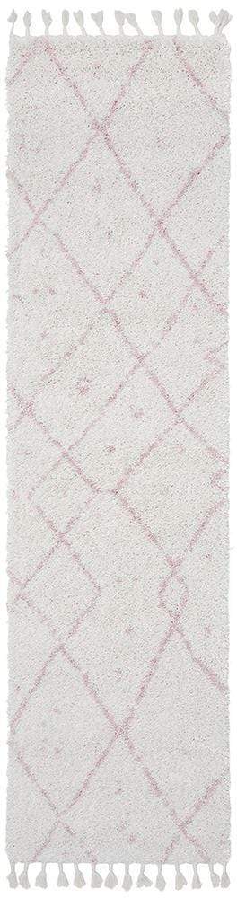 Saffron 44 Pink Runner Rug