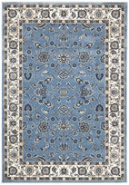 Sydney Collection Classic Rug Sky Blue Border