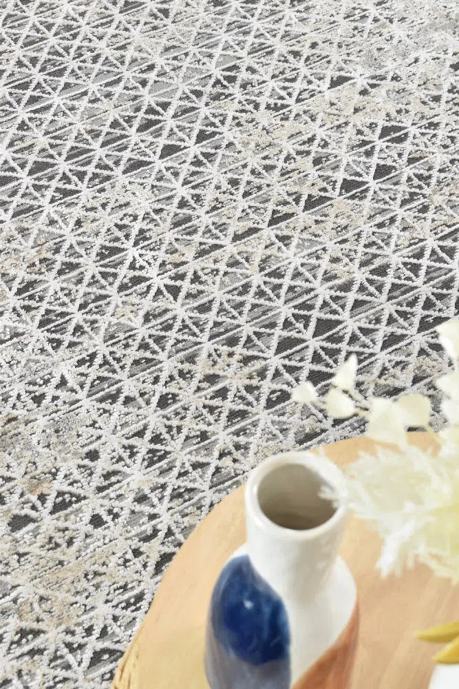 Havana 27 Beige Trellis Rug