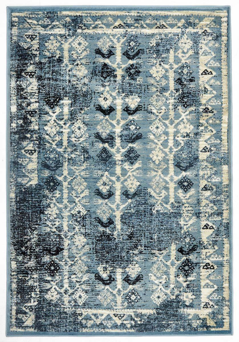 Calypso-Urdu Tribal Rug Blue