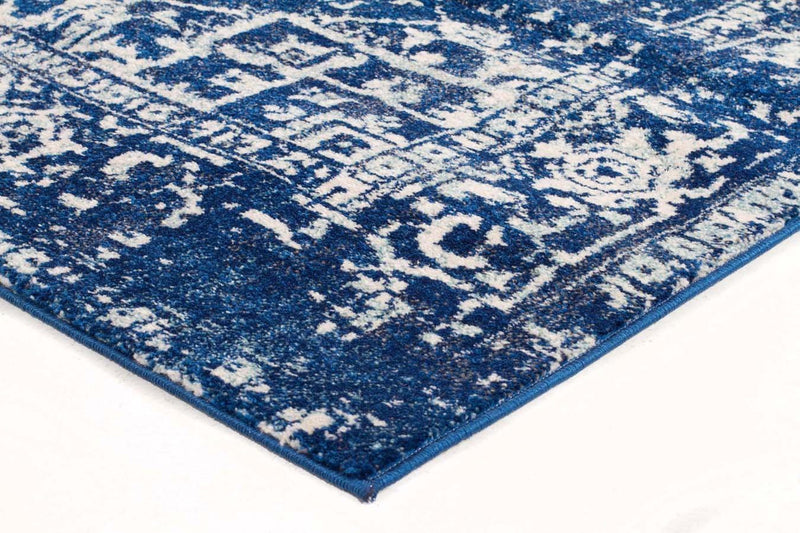 Evo Rect-Contrast Navy Transitional Rug-RUG HOME