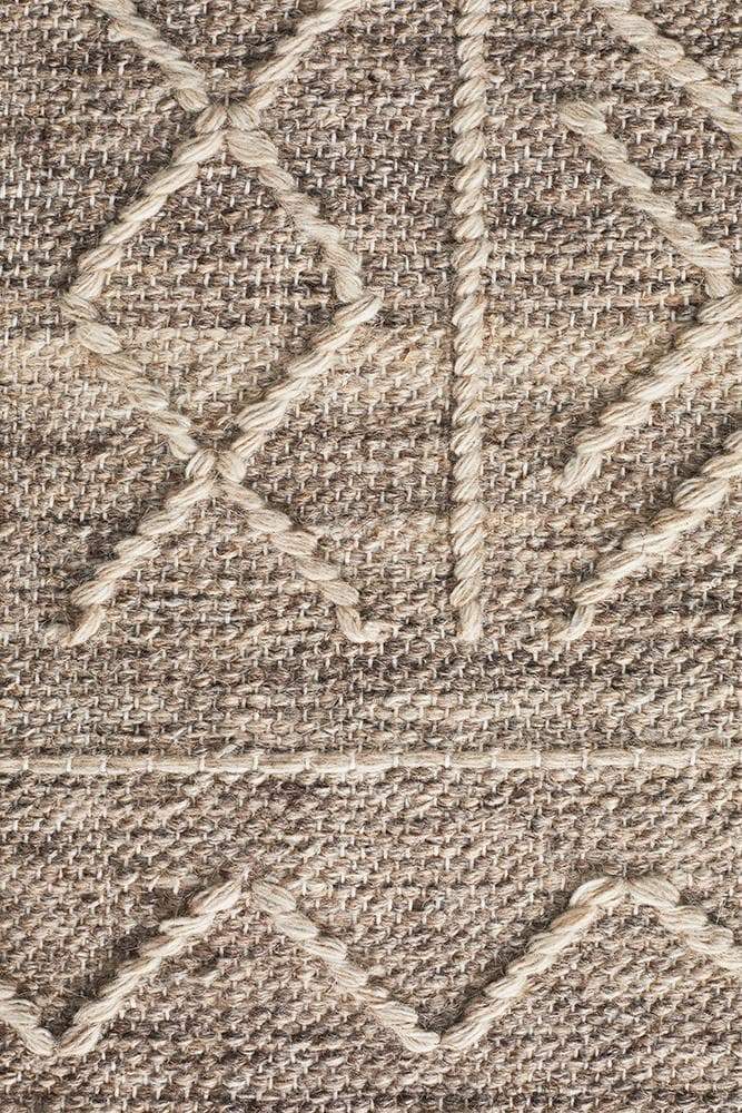 Hudson-Arya Stitch Woven Rug Natural