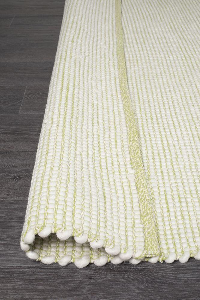 Loft-Loft Stunning Wool Pistachio Rug