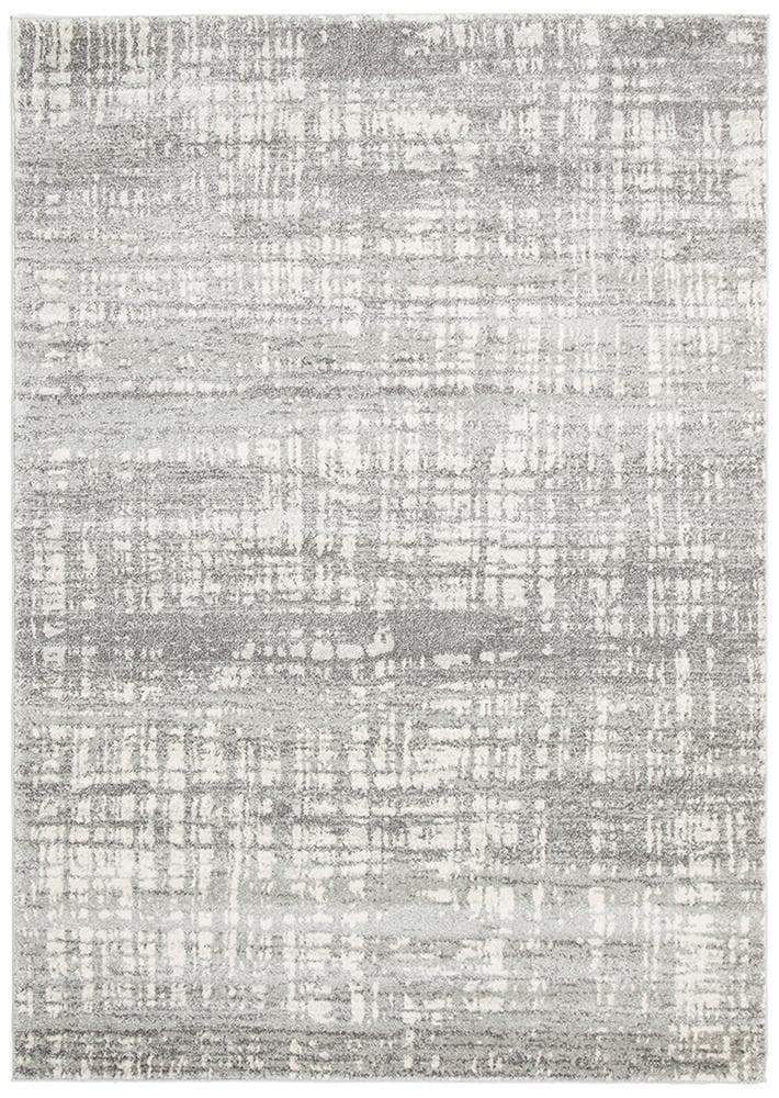 Mirage-Ashley Abstract Modern Silver Grey Rug